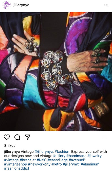 Jill Fagin Vintage 1990s Avant Garde Artisan Chunky Wrapped Wire Ball Multicolor Bead Bracelet