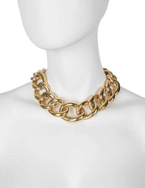 Givenchy Vintage Massive Golden Chunky Chain Necklace – Amarcord