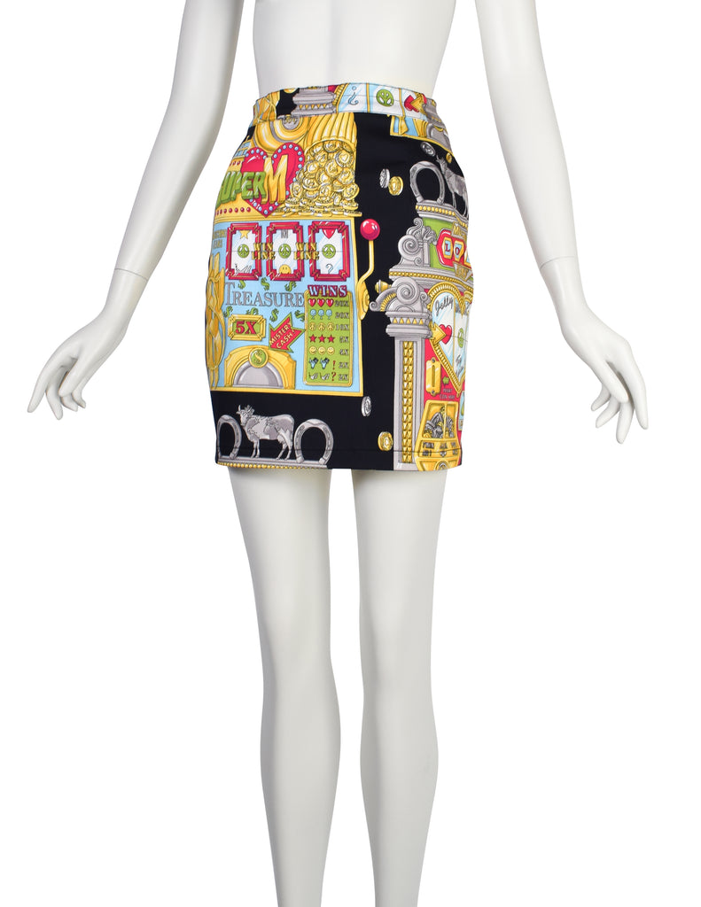 Moschino 90s playing card corset and skirt set — JAMES VELORIA