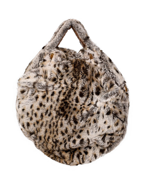 Vivienne Westwood Vintage AW 1989 Soft Round Leopard Faux Fur