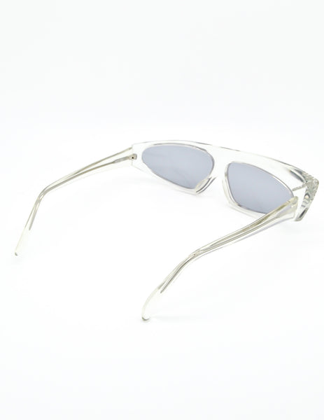 Mikli Vintage Clear Asymmetrical Space Sunglasses 305 100