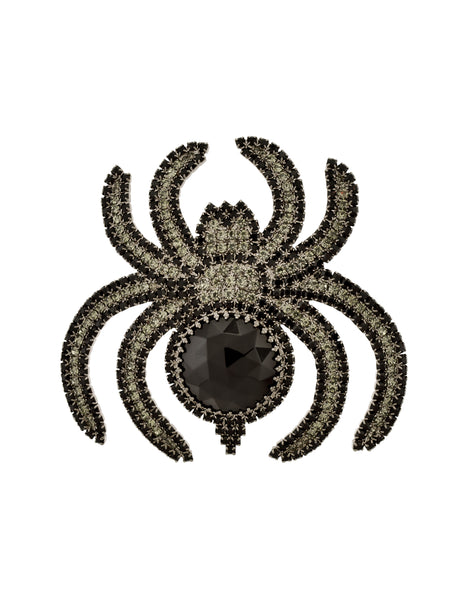 Giorgio Armani Vintage Massive Oversized Rhinestone Spider Brooch Pin
