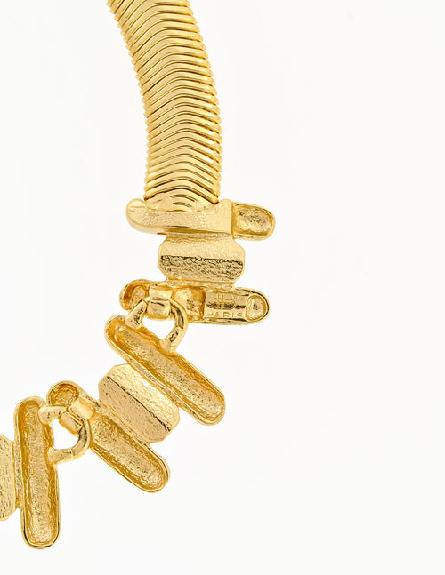 Balenciaga Vintage Gold Rhinestone Necklace – Amarcord Vintage Fashion