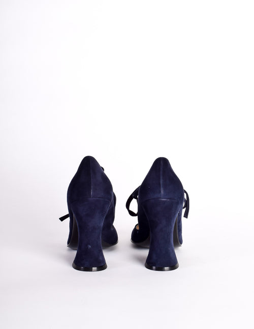 Navy blue online vintage shoes