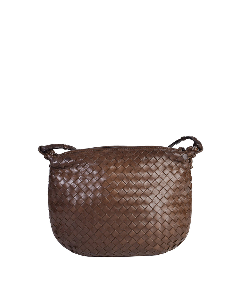 Bottega Veneta Vintage - The Mini Pouch - Dark Brown - Leather