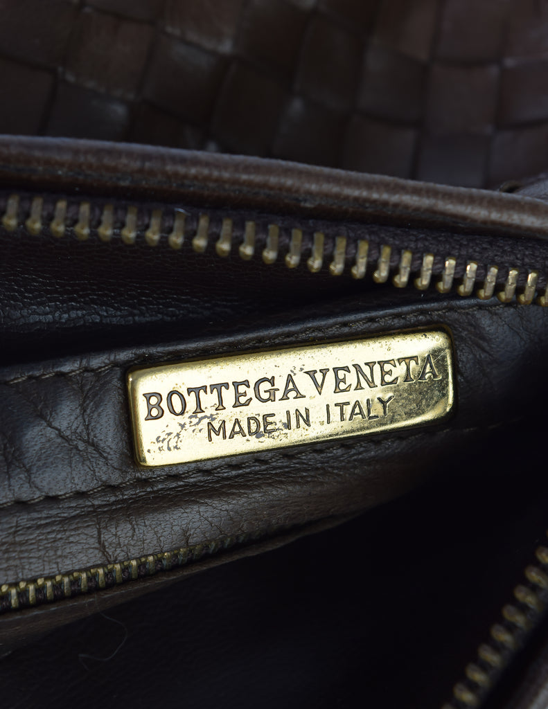 Bottega Veneta Vintage Intrecciato Black Woven Leather Crossbody Bag –  Amarcord Vintage Fashion