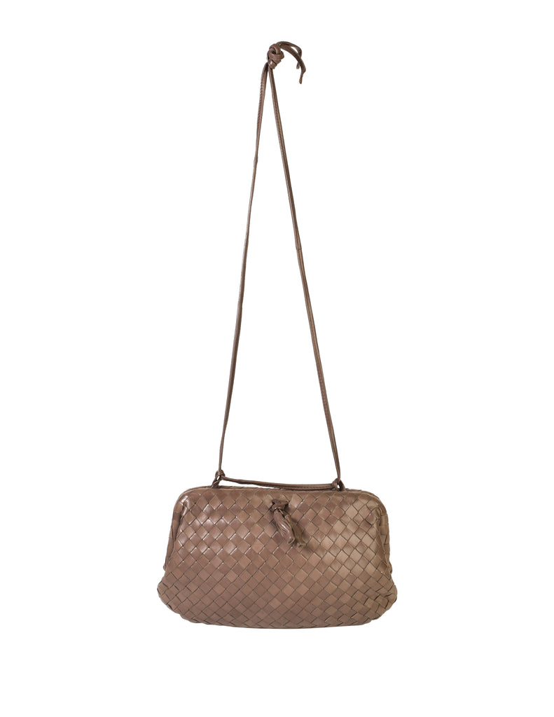 Bottega Veneta Vintage Mushroom Brown Intrecciato Woven Leather Should –  Amarcord Vintage Fashion