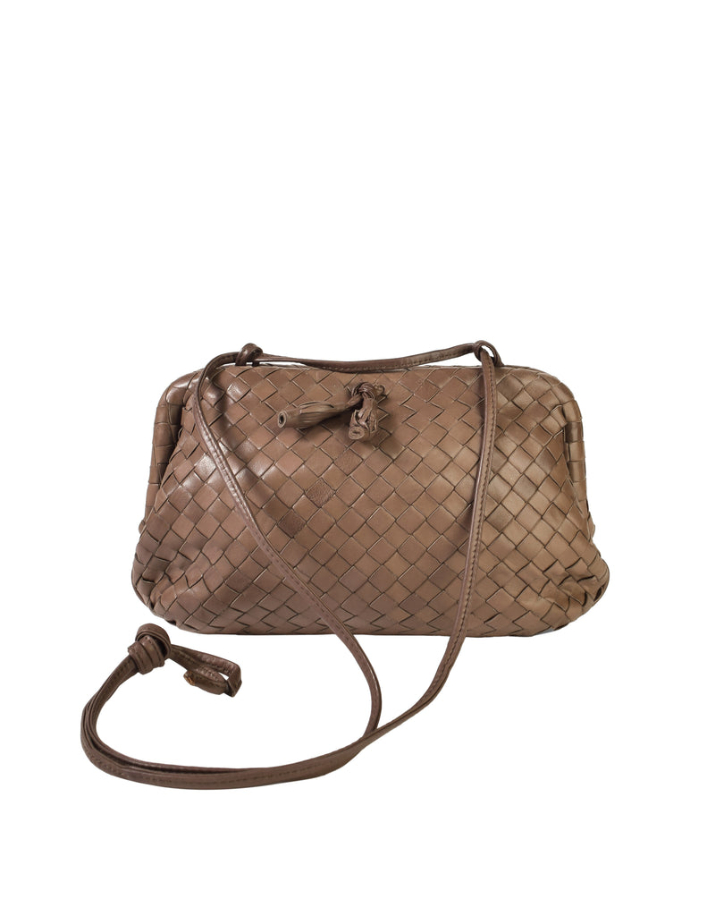 Bottega Veneta Vintage Mushroom Brown Intrecciato Woven Leather Should –  Amarcord Vintage Fashion