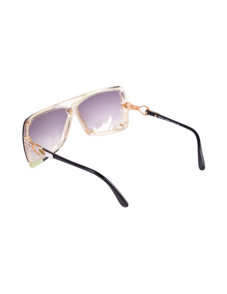 Cazal Vintage 859 277 Navy Blue and Seafoam Sunglasses