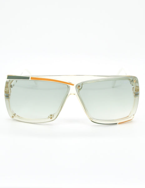 Cazal Vintage Green and Yellow Sunglasses 859 276