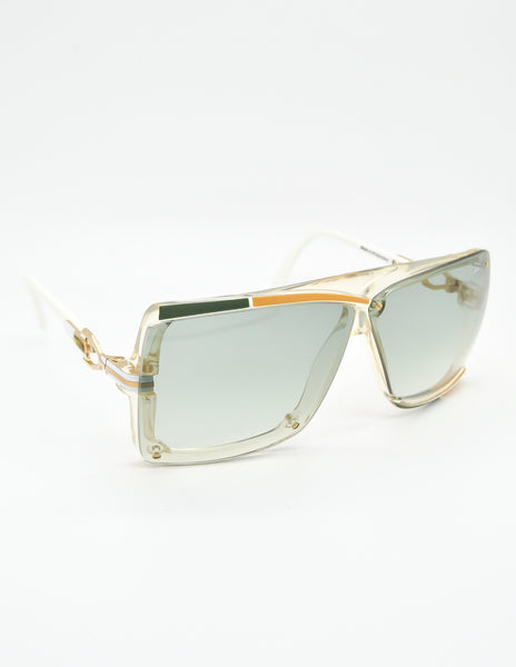 Cazal Vintage Green and Yellow Sunglasses 859 276