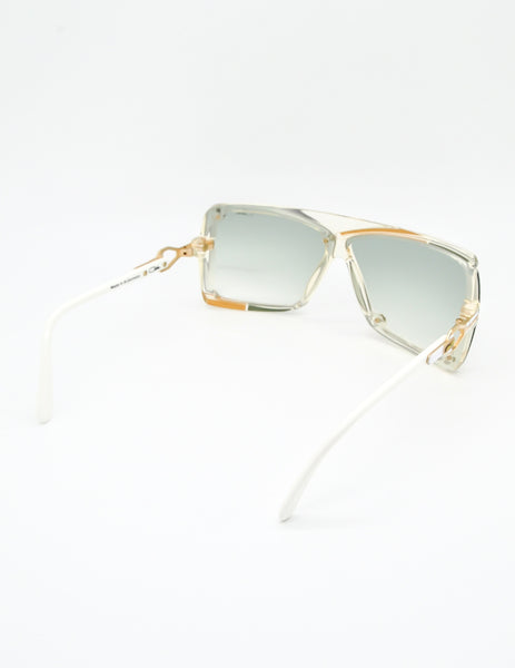 Cazal Vintage Green and Yellow Sunglasses 859 276