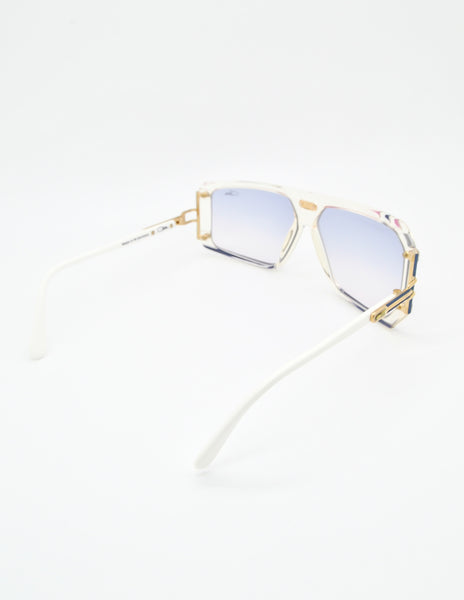 Cazal Vintage Asymmetrical Purple and Pink Sunglasses 867 125