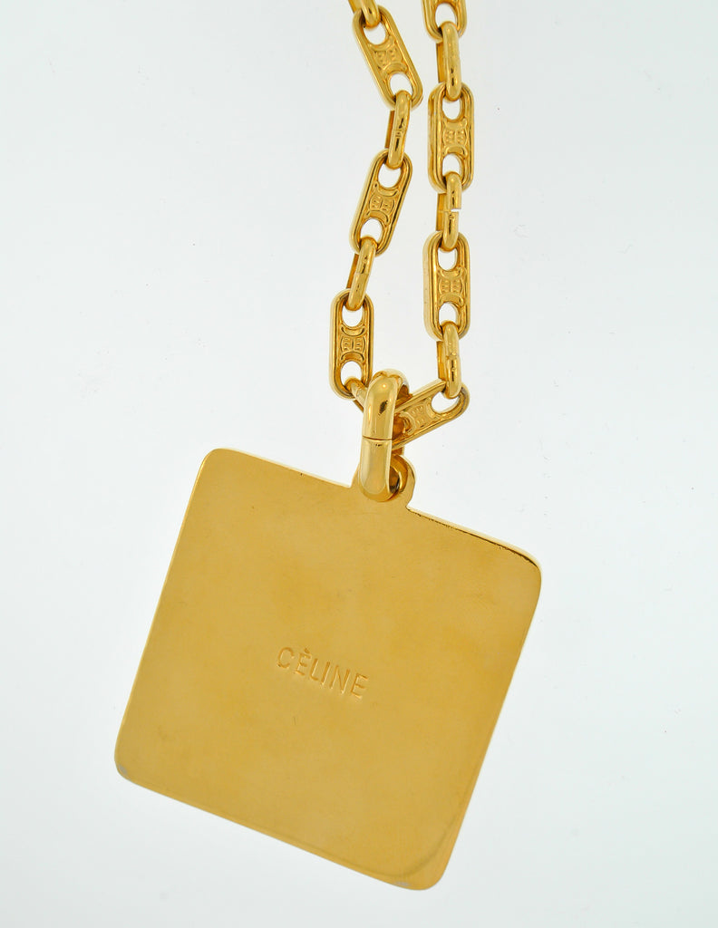 Celine Vintage Horse Carriage Wallet On Chain (Generic Chain)