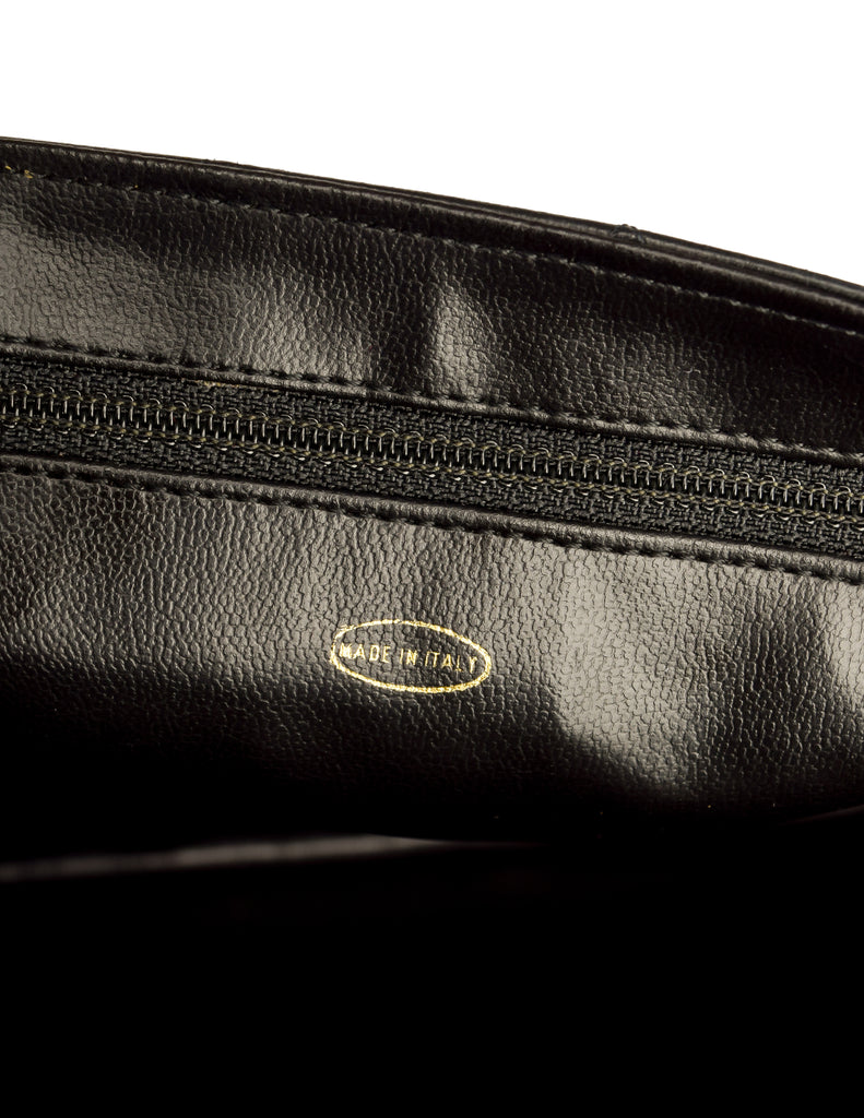 Chanel Vintage XL Cc Maxi Jumbo Flap Bag Black Lambskin – ＬＯＶＥＬＯＴＳＬＵＸＵＲＹ