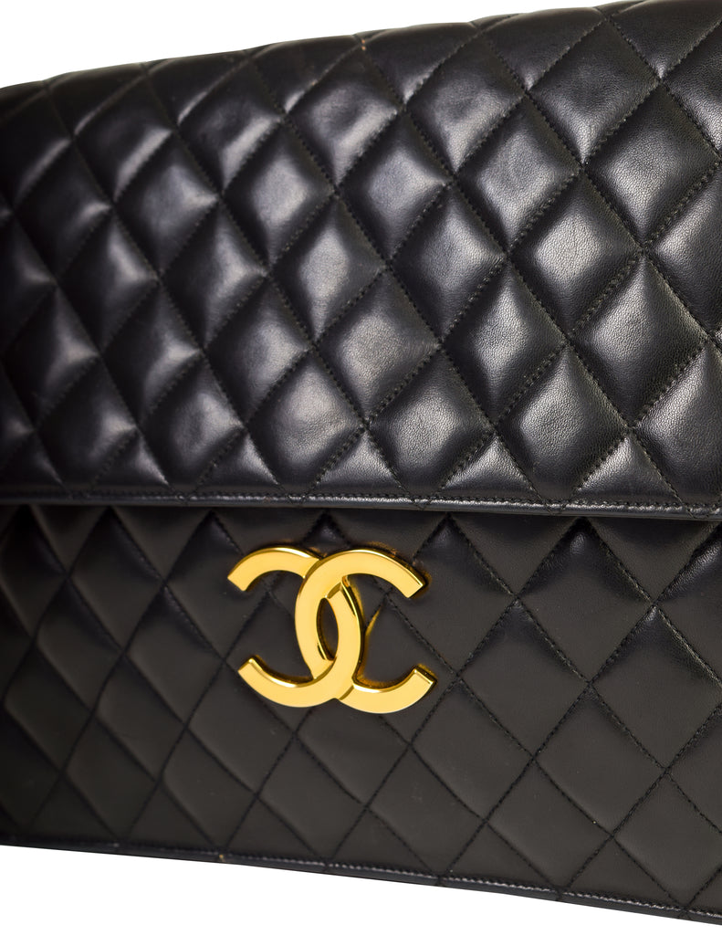 chanel black quilted crossbody bag new