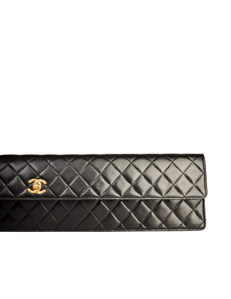 Lot - Vintage Chanel Black Framed Evening Bag
