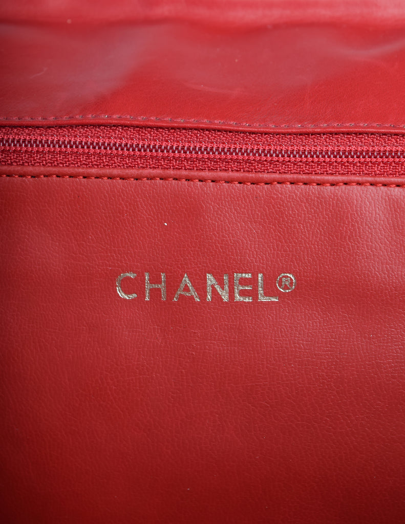 Chanel 1994 Vintage Classic Flap Black Xl Maxi Ghw Bag