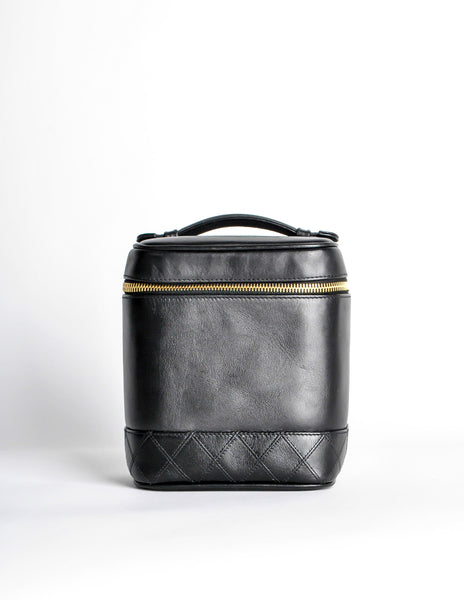 Chanel Vintage Black Cosmetic Case