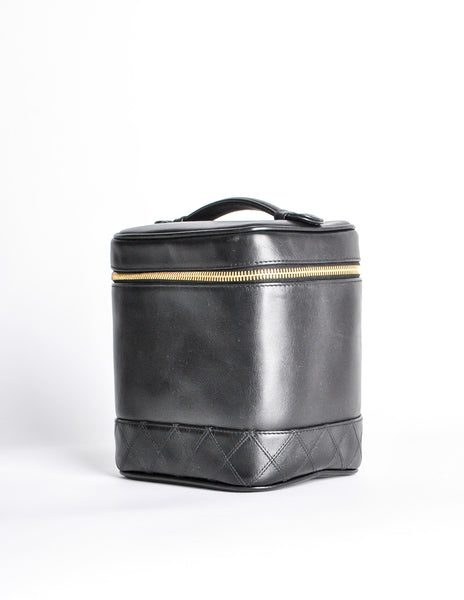 Chanel Vintage Black Cosmetic Case