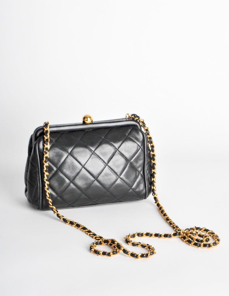 Chanel Vintage Quilted Frame Bag