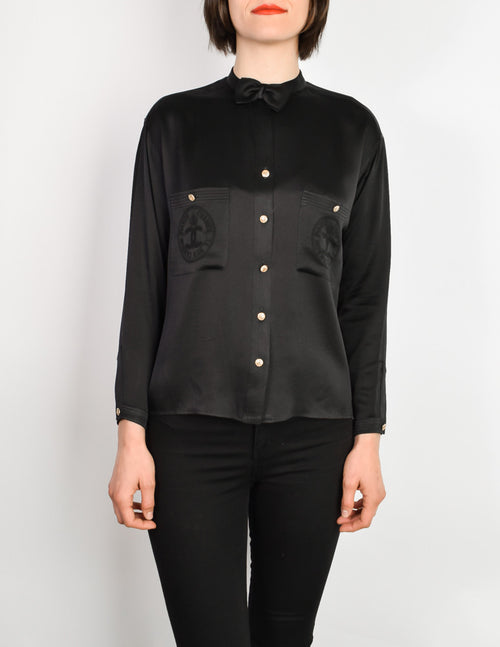 chanel vintage blouse