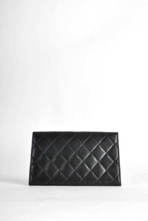 Chanel Vintage Black Quilted Lambskin Pouch – Amarcord Vintage Fashion