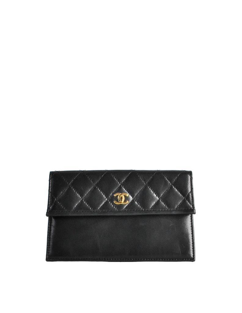 Chanel Vintage Black Caviar Lambskin Tote Style Handbag – Amarcord