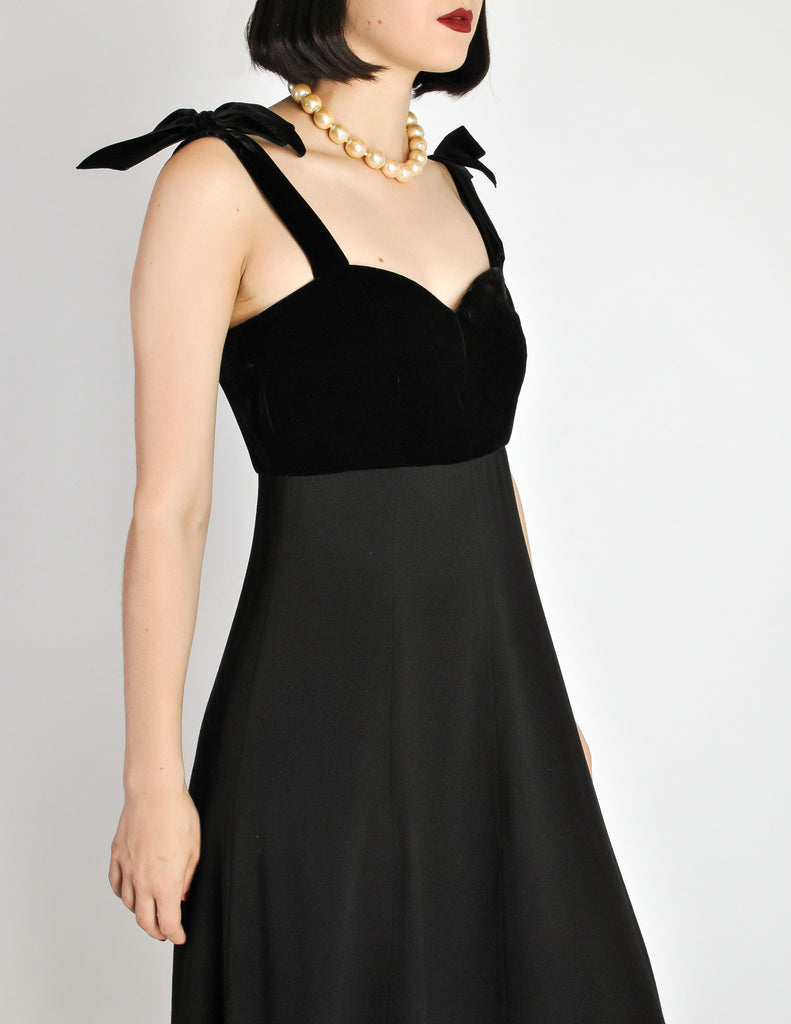 sachin and babi light blue dress Black Tie Vintage Gold & Bronze Beaded Evening Dress w Flutter Sleeves   Modig