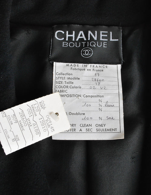 Chanel double on sale breasted jacket
