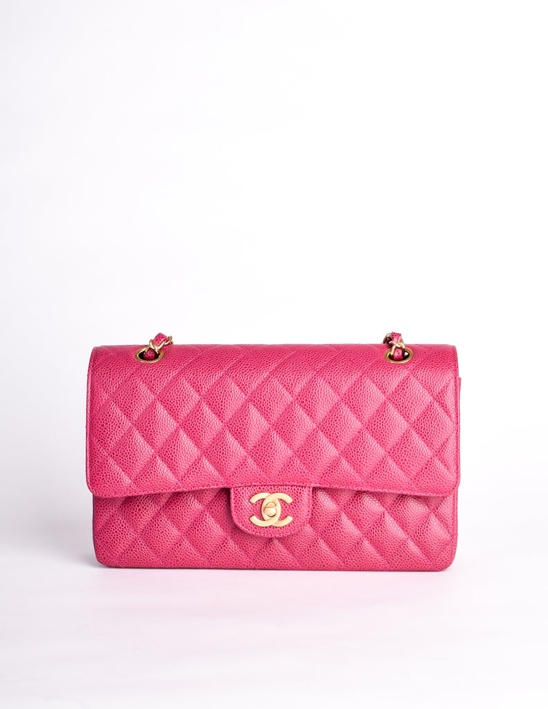 Nass boutique is a multi-brand boutique curating women's clothing and  accessoriesCHANEL PINK QUILTED LEATHER MINI CLASSIC FLAP