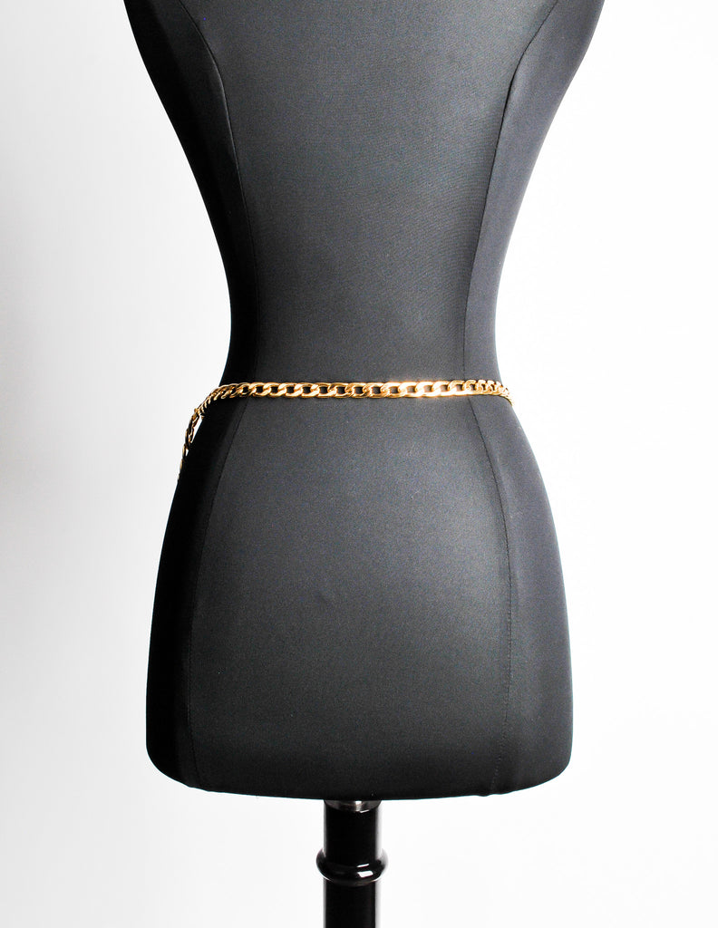 Chanel Vintage Gold Triple Chain Belt – Amarcord Vintage Fashion display picture 1