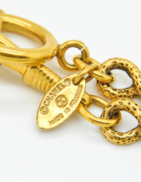 Chanel Vintage Gold Magnifying Glass Loupe Necklace - Amarcord Vintage Fashion
 - 8