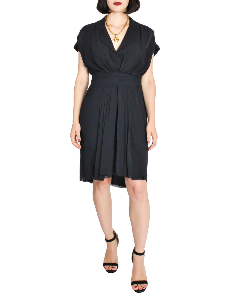 Chanel navy dress discount