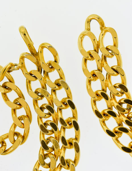 Chanel Vintage Gold Chain Perfume Bottle Belt
