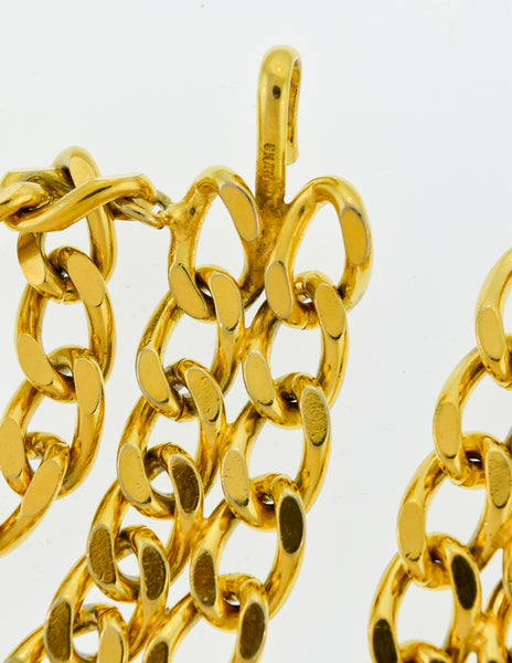 Chanel Vintage Gold Chain Perfume Bottle Belt