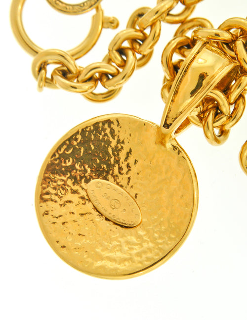 Chanel Vintage Gold CC Logo Pendant Necklace – Amarcord Vintage Fashion
