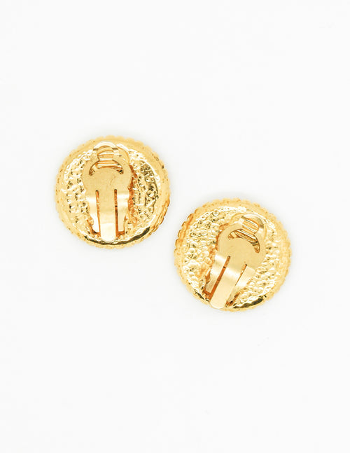 Chanel Vintage Gold CC Logo Earrings – Amarcord Vintage Fashion