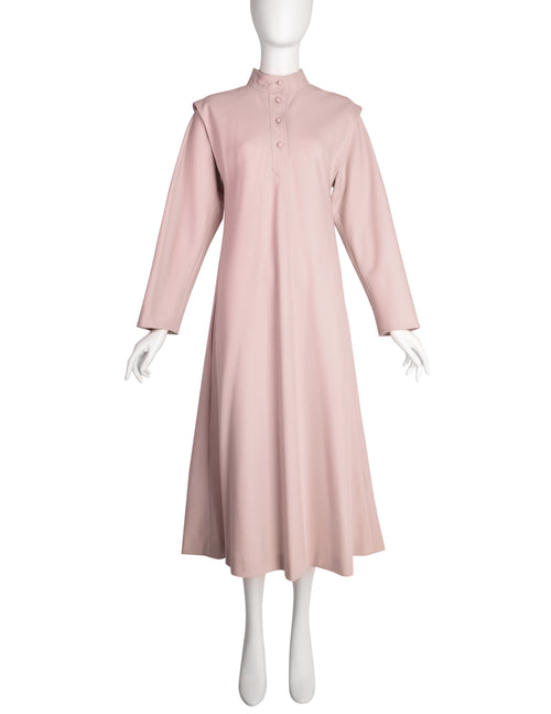 Chloe by Karl Lagerfeld Vintage 1980s Pale Pink Wool Belted A-Line Dre –  Amarcord Vintage Fashion