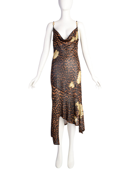 Christian Dior by John Galliano AW 2000 Iconic Leopard Lace Asymmetric –  Amarcord Vintage Fashion