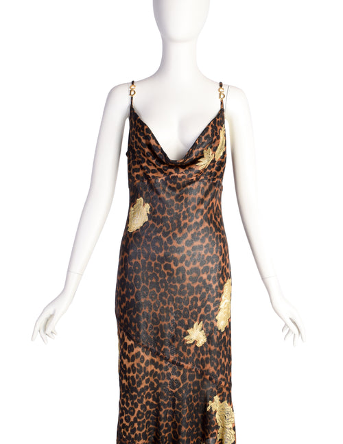 Christian Dior by John Galliano AW 2000 Iconic Leopard Lace Asymmetric –  Amarcord Vintage Fashion