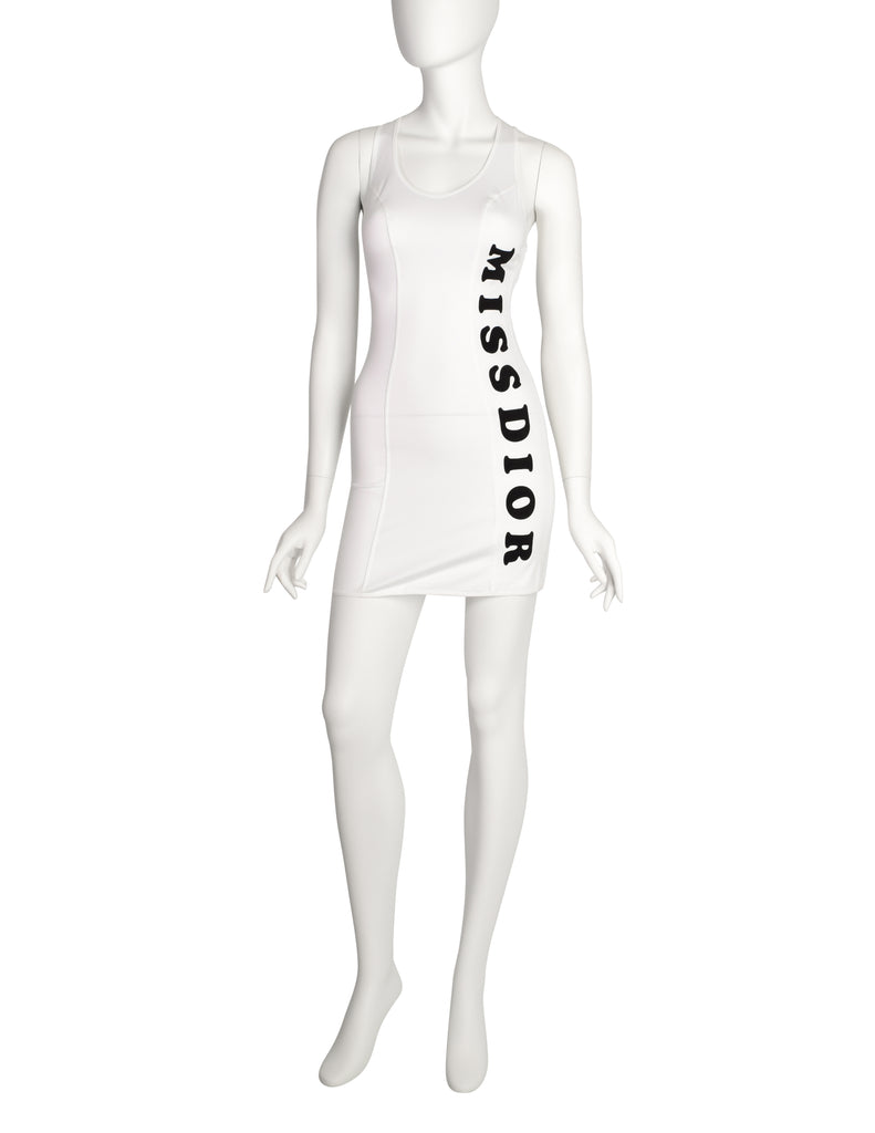 Christian Dior Vintage SS 2001 by John Galliano MISS DIOR White Cotton – Amarcord Vintage Fashion Christian Dior Vintage SS 2001 by John Galliano MISS DIOR White Cotton – Amarcord Vintage Fashion
