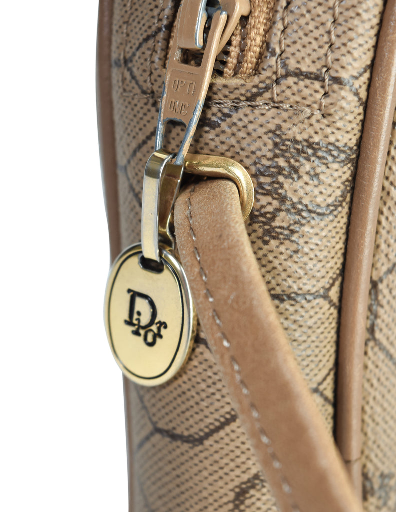 Christian Dior Vintage - Honeycomb Coated Canvas Crossbody