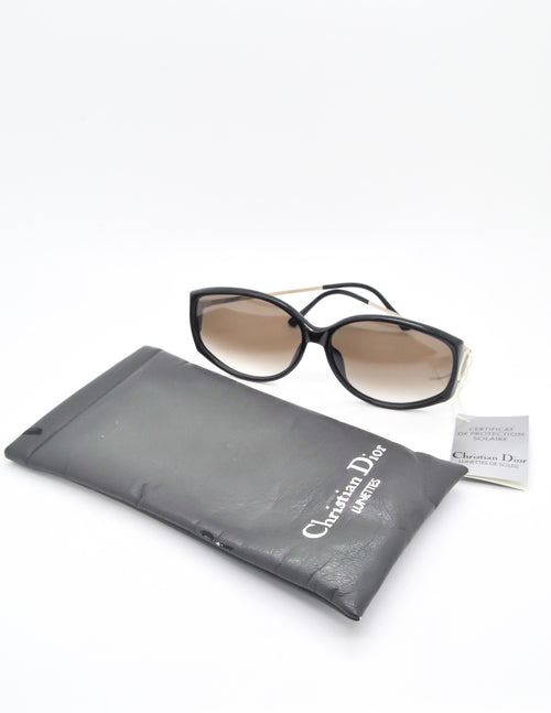 Christian Dior Black and Gold Sunglasses. Vintage New Vintage Christian Dior CD 2844 Sunglasses C. 49 Black  main image 3