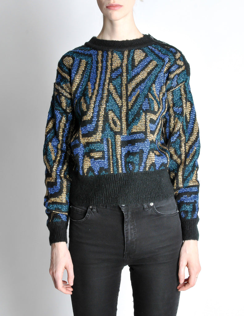 Christian Dior Vintage Metallic Sweater – Amarcord Vintage Fashion