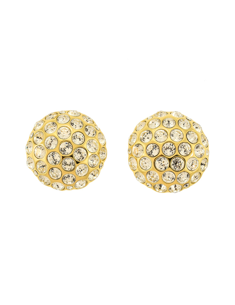 Christian dior outlet gold earrings
