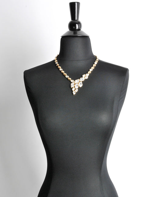 Dior store rhinestone necklace