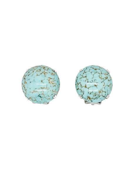 Christian Dior Vintage 1958 Turquoise Earrings