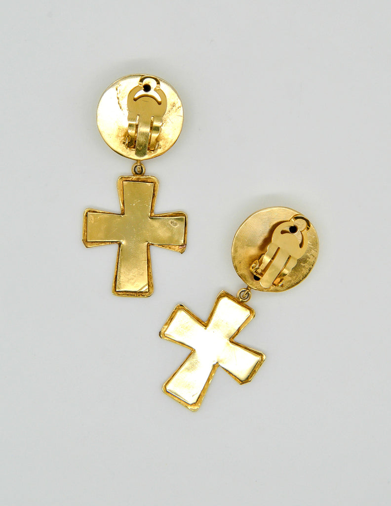 【フランス製 アクセサリー】イエロー Christian Lacroix ベルト CHRISTIAN LACROIX Vintage Jewelled ID Tag Bracelet For Sale