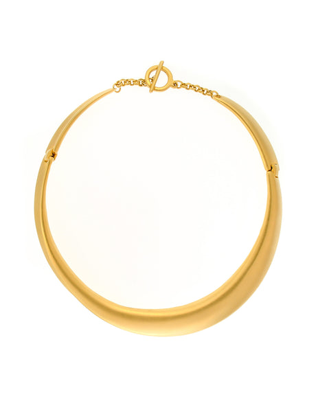 Clara Studio Vintage Gold Collar Choker Necklace - Amarcord Vintage Fashion
 - 3